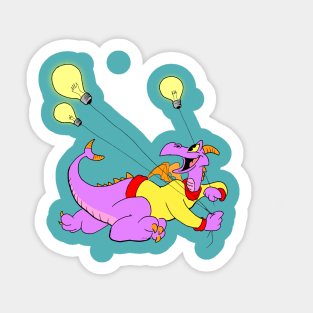 imagination run wild Sticker